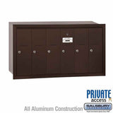 Salsbury Industries 3506ZRP bronze vertical mailbox private access