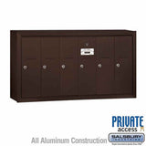 Salsbury Industries 3506ZSP bronze vertical mailbox private access