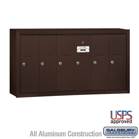 Salsbury Industries 3506ZSU vertical mailbox usps access, additional view