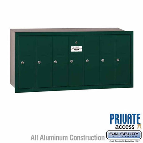 Salsbury Industries 3507GRP green vertical mailbox private access