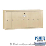 Salsbury Industries 3507SSP sandstone vertical mailbox private access