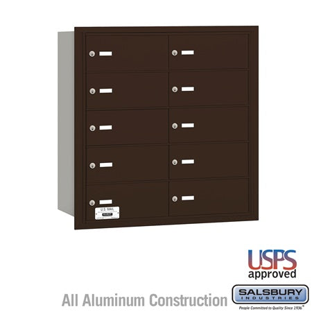 Salsbury Industries 3610ZRU horizontal mailbox usps access, additional view