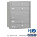 Salsbury Industries 3612ARP aluminum horizontal mailbox private access