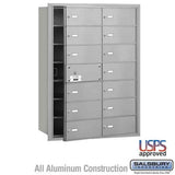 Salsbury Industries 3614AFU aluminum horizontal mailbox usps access