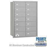 Salsbury Industries 3614ARP aluminum horizontal mailbox private access