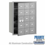 Salsbury Industries 3615AFP aluminum horizontal mailbox private access