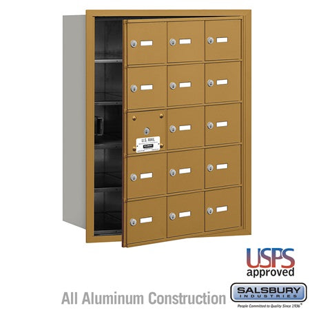 Salsbury Industries 3615GFU horizontal mailbox usps access, additional view