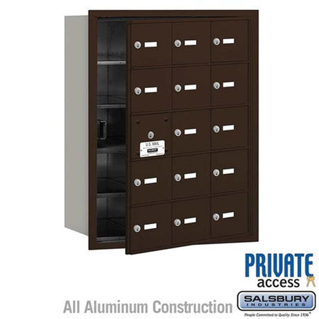 Salsbury Industries 3615ZFP bronze horizontal mailbox private access