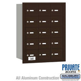 Salsbury Industries 3615ZRP bronze horizontal mailbox private access