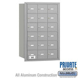 Salsbury Industries 3618ARP aluminum horizontal mailbox private access
