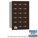 Salsbury Industries 3618ZRP bronze horizontal mailbox private access