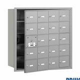 Salsbury Industries 3620AFP aluminum horizontal mailbox private access