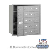 Salsbury Industries 3620AFU aluminum horizontal mailbox usps access