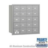 Salsbury Industries 3620ARP aluminum horizontal mailbox private access