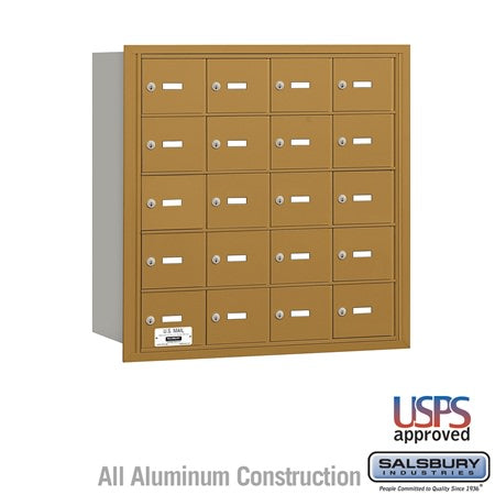 Salsbury Industries 3620GRU horizontal mailbox usps access, additional view