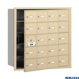 Salsbury Industries 3620SFP sandstone horizontal mailbox private access
