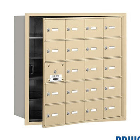 Salsbury Industries 3620SFP sandstone horizontal mailbox private access