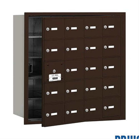 Salsbury Industries 3620ZFP bronze horizontal mailbox private access