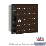 Salsbury Industries 3620ZFU bronze horizontal mailbox usps access