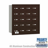 Salsbury Industries 3620ZRP bronze horizontal mailbox private access