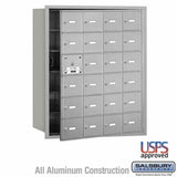 Salsbury Industries 3624AFU aluminum horizontal mailbox usps access