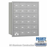 Salsbury Industries 3624ARP aluminum horizontal mailbox private access