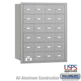 Salsbury Industries 3624ARU aluminum horizontal mailbox usps access