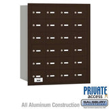 Salsbury Industries 3624ZRP bronze horizontal mailbox private access