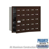 Salsbury Industries 3625ZFP bronze horizontal mailbox private access