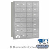 Salsbury Industries 3628ARP aluminum horizontal mailbox private access
