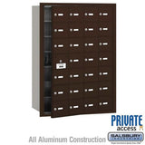 Salsbury Industries 3628ZFP bronze horizontal mailbox private access
