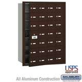 Salsbury Industries 3628ZFU bronze horizontal mailbox usps access
