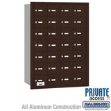Salsbury Industries 3628ZRP bronze horizontal mailbox private access