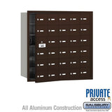 Salsbury Industries 3630ZFP bronze horizontal mailbox private access