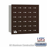 Salsbury Industries 3630ZRU bronze horizontal mailbox usps access