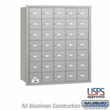 Salsbury Industries 3635ARU aluminum horizontal mailbox usps access