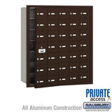Salsbury Industries 3635ZFP bronze horizontal mailbox private access