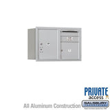 Salsbury Industries 3705D-01ARP-01-RP 4C Horizontal Mailbox 5 Door High Rear Loading Private Access Aluminum