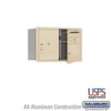 Salsbury Industries 3705D-01SFU-01-FU 4C Horizontal Mailbox 5 Door High Front Loading USPS Access Sandstone