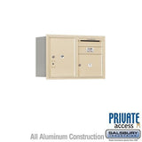 Salsbury Industries 3705D-01SRP-01-RP 4C Horizontal Mailbox 5 Door High Rear Loading Private Access Sandstone