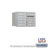 Salsbury Industries 3705D-08ARU aluminum horizontal mailbox usps access