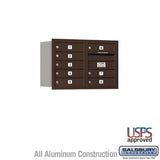 Salsbury Industries 3705D-08ZRU bronze horizontal mailbox usps access