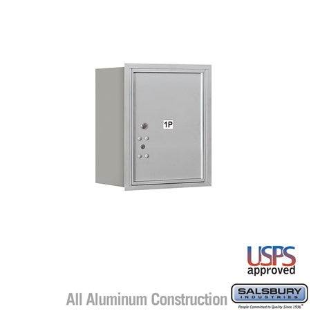 Salsbury Industries 3705S-1PARU aluminum horizontal mailbox usps access