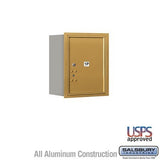 Salsbury Industries 3705S-1PGRU gold horizontal mailbox usps access
