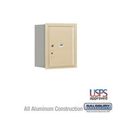 Salsbury Industries 3705S-1PSRU sandstone horizontal mailbox usps access