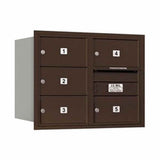 Salsbury Industries 3706D-05ZRP bronze horizontal mailbox private access