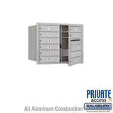 Salsbury Industries 3706D-09AFP aluminum horizontal mailbox private access