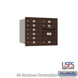 Salsbury Industries 3706D-09ZRU bronze horizontal mailbox usps access