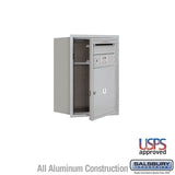 Salsbury Industries 3706S-01AFU aluminum horizontal mailbox usps access
