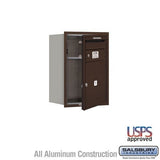 Salsbury Industries 3706S-01ZFU bronze horizontal mailbox usps access